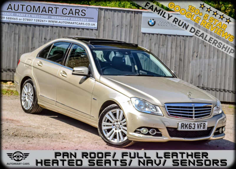 2013 Mercedes-Benz C Class 2.1 C250 Cdi Blueefficiency Elegance Euro 5 (s/s) 4dr in Beige — image 1