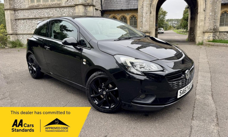 2017 Vauxhall Corsa 1.4i Ecoflex Limited Edition Euro 6 3dr in Black — image 1