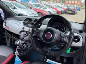 2015 Fiat 500 1.2 S Euro 6 (s/s) 3dr in Black — image 3