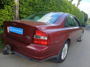 2002 Volvo S80 2.4 D5 Se Saloon 4dr Diesel Automatic (207 G/km, 163 Bhp) in Red — image 4