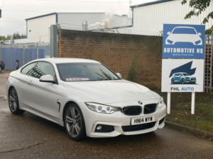 2014 BMW 4 Series 2.0 420d M Sport Coupe in White — image 2