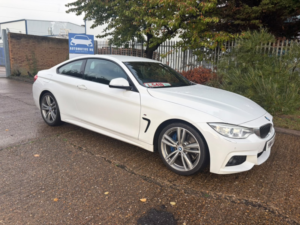 2014 BMW 4 Series 2.0 420d M Sport Coupe in White — image 3