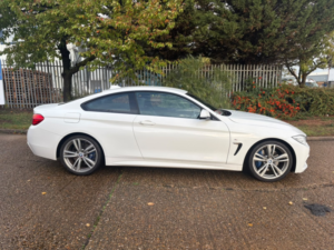 2014 BMW 4 Series 2.0 420d M Sport Coupe in White — image 4