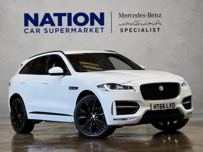2017 Jaguar F-Pace 2.0 D180 R-Sport Euro 6 (s/s) 5dr in White — image 1