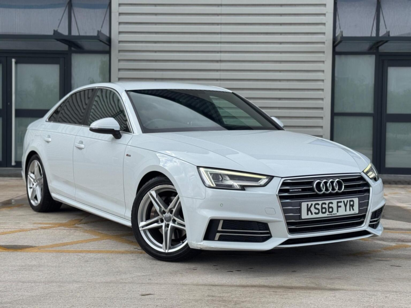 2016 Audi A4 2.0 Tdi S Line S Tronic Quattro Euro 6 (s/s) 4dr in White — image 1