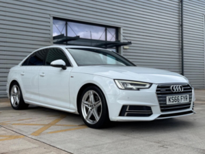 2016 Audi A4 2.0 Tdi S Line S Tronic Quattro Euro 6 (s/s) 4dr in White — image 6