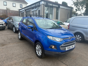 2015 Ford Ecosport 1.5 Zetec SUV 5dr Petrol Manual 2WD Euro 5 (112 Ps) in Blue — image 2