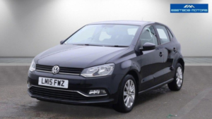 2015 Volkswagen Polo 1.2 Tsi Bluemotion Tech Se DSG Euro 6 (s/s) 5dr in Black — image 3