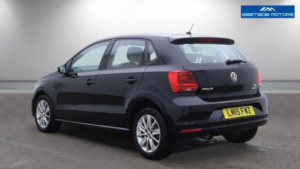 2015 Volkswagen Polo 1.2 Tsi Bluemotion Tech Se DSG Euro 6 (s/s) 5dr in Black — image 4