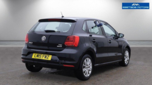 2015 Volkswagen Polo 1.2 Tsi Bluemotion Tech Se DSG Euro 6 (s/s) 5dr in Black — image 5