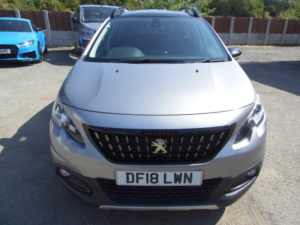 2018 Peugeot 2008 1.2 Puretech Gt Line Eat Euro 6 (s/s) 5dr in Grey — image 2