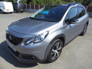 2018 Peugeot 2008 1.2 Puretech Gt Line Eat Euro 6 (s/s) 5dr in Grey — image 3