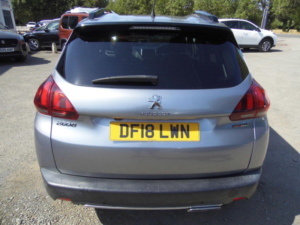 2018 Peugeot 2008 1.2 Puretech Gt Line Eat Euro 6 (s/s) 5dr in Grey — image 6