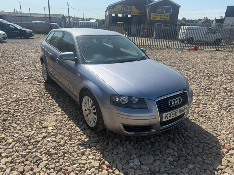 2008 Audi A3 2.0 Tdi Se Sportback 5dr Diesel S Tronic Euro 4 (140 Ps) in Silver — image 1