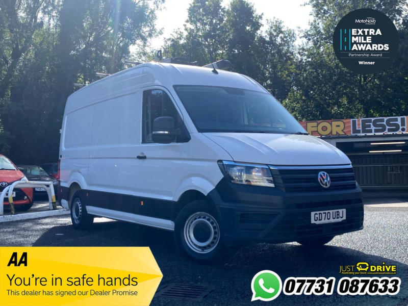 2021 Volkswagen Crafter 2.0 Tdi Cr35 Trendline Panel Van 5dr Diesel Manual Fwd Mwb Euro 6 (s/s) (140 Ps) in White — image 1