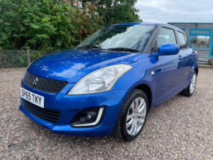 2015 Suzuki Swift 1.2 Sz3 Hatchback 5dr Petrol Manual Euro 6 (94 Ps) in Blue — image 2