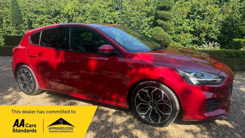 2021 Ford Focus 1.0t Ecoboost Mhev St-Line X Edition Euro 6 (s/s) 5dr in Red — image 1