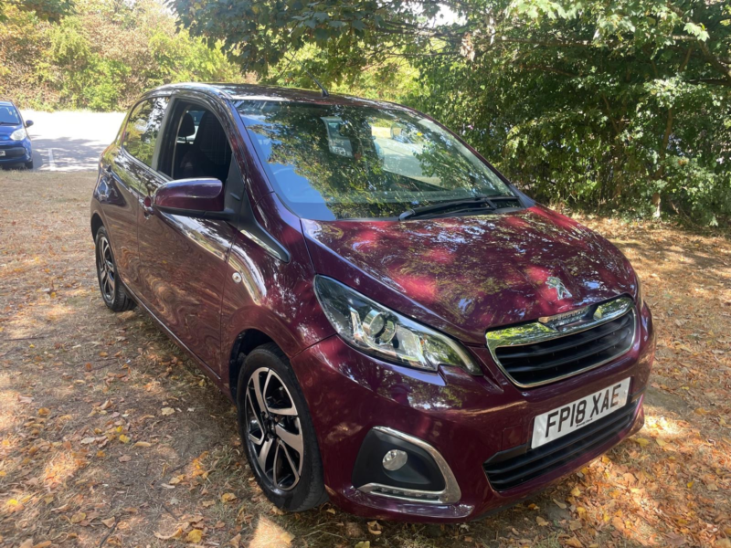 2018 Peugeot 108 1.2 Puretech Allure Hatchback 5dr Petrol Manual Euro 6 (82 Ps) in Purple — image 1