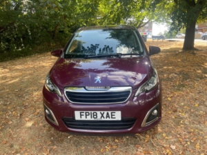2018 Peugeot 108 1.2 Puretech Allure Hatchback 5dr Petrol Manual Euro 6 (82 Ps) in Purple — image 2
