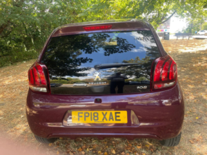 2018 Peugeot 108 1.2 Puretech Allure Hatchback 5dr Petrol Manual Euro 6 (82 Ps) in Purple — image 5