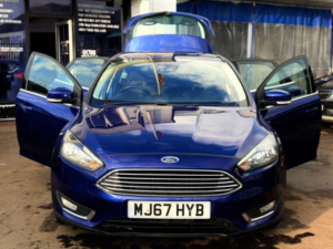 2017 Ford Focus 1.0t Ecoboost Titanium Euro 6 (s/s) 5dr in Blue — image 6