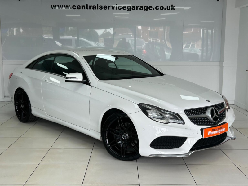 2013 Mercedes-Benz E Class 2.1 E250 Cdi Amg Sport G-Tronic+ Euro 5 (s/s) 2dr in White — image 1
