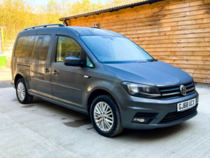 2018 Volkswagen Caddy Maxi Life 5 SEAT Auto Wheelchair Accessible Disabled Access Vehicle Wav in Grey — image 3