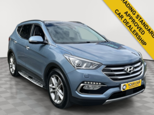 2017 Hyundai Santa Fe 2.2 Crdi Blue Drive Premium Se SUV 5dr Diesel Auto 4WD Euro 6 (s/s) (7 Seat) (200 Ps) in Blue — image 2