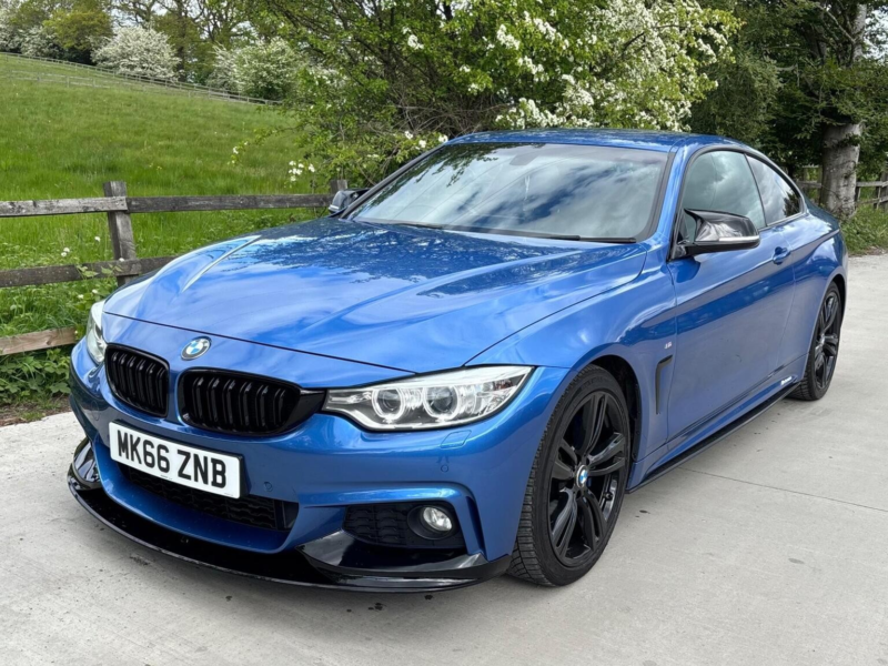 2016 BMW 4 Series 2.0 420d M Sport Auto Euro 6 (s/s) 2dr in Blue — image 1