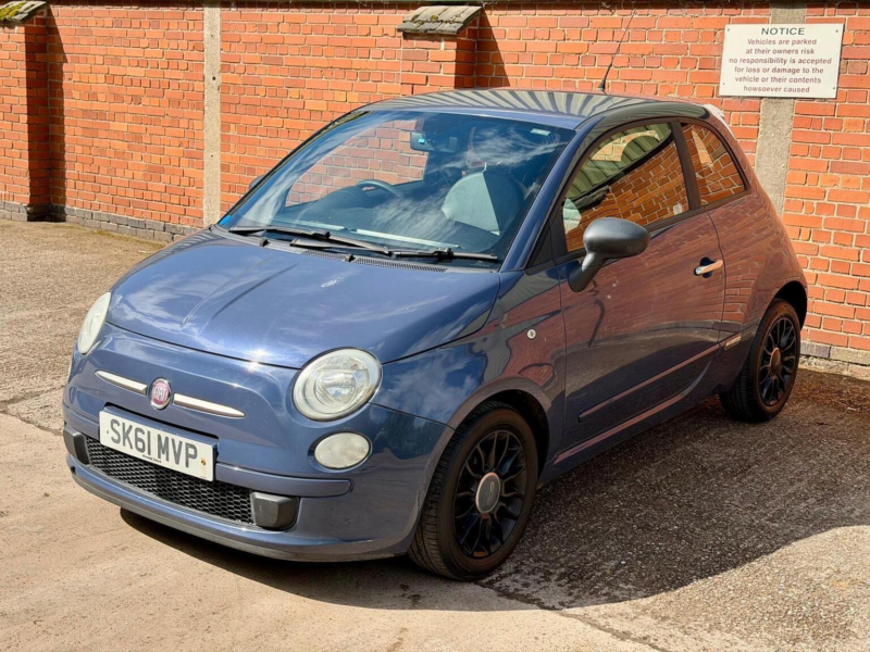 2011 Fiat 500 0.9 Twinair Euro 5 (s/s) 3dr in Blue — image 1