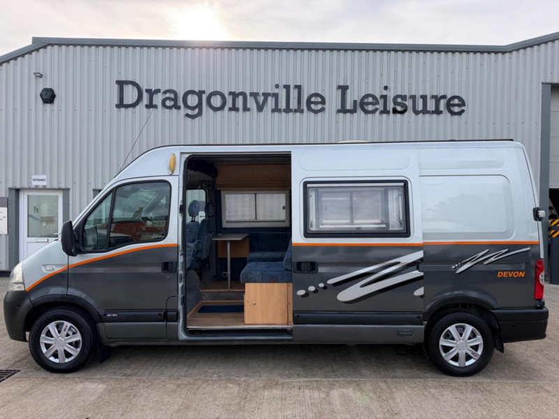 2010 Renault Master Devon Monaco Fixed Bed Camper Van 4 Berth in Silver — image 1