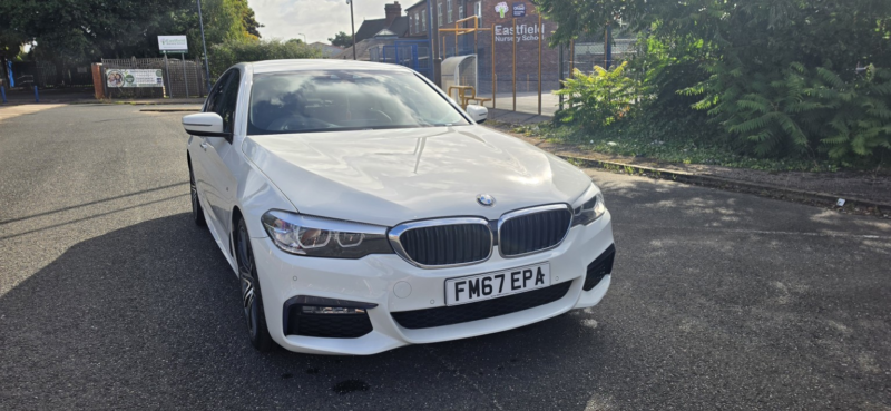 2018 BMW 5 Series 3.0 540i Xdrive M Sport Saloon in White — image 1