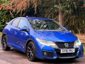 2016 Honda Civic 1.6 I-Dtec Sport Hatchback 5dr Diesel Manual Euro 5 (s/s) (120 Ps) in Blue — image 6