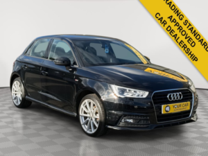 2018 Audi A1 1.0 Tfsi S Line Sportback 5dr Petrol Manual Euro 6 (s/s) (nav) (95 Ps) in Black — image 2