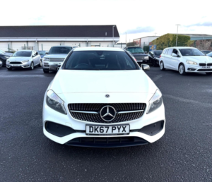 2017 Mercedes-Benz A Class 1.6 A180 Amg Line Euro 6 (s/s) 5dr in White — image 6