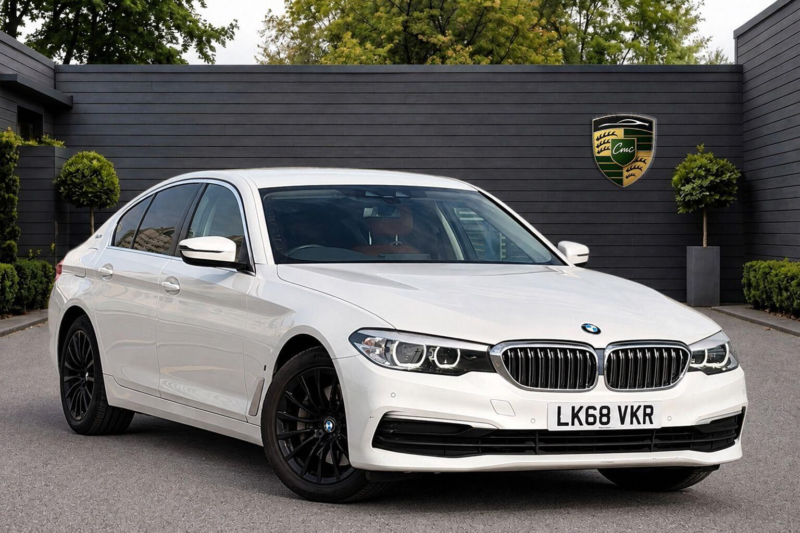 2018 BMW 5 Series 2.0 530e 9.2kwh Se Auto Euro 6 (s/s) 4dr in White — image 1