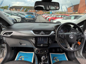 2017 Vauxhall Corsa 1.4i Ecoflex Se Euro 6 5dr in Silver — image 2