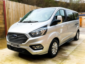 2020 Ford Tourneo Custom L2 Lwb 9 SEAT Auto Wheelchair Accessible Disabled Access Vehicle Wav in Silver — image 5