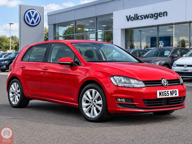 2015 Volkswagen Golf 2015 Golf 1.2 Tsi Bluemotion Dsg, Automatic in Red — image 1