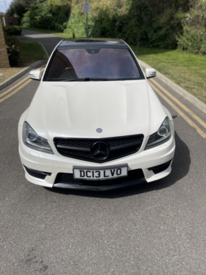 2013 Mercedes-Benz C Class 6.3 C63 V8 Amg in White — image 2