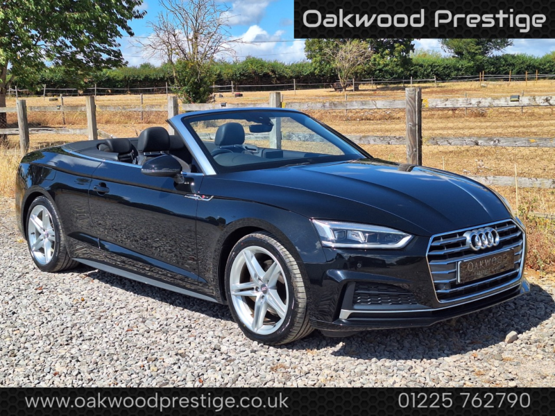 2017 Audi A5 Cabriolet 2.0 Tfsi S Line in Black — image 1