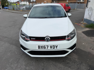 2017 Volkswagen Polo 1.8 Tsi Bluemotion Tech Gti Hatchback 5dr Petrol DSG Euro 6 (s/s) (192 Ps) in White — image 4
