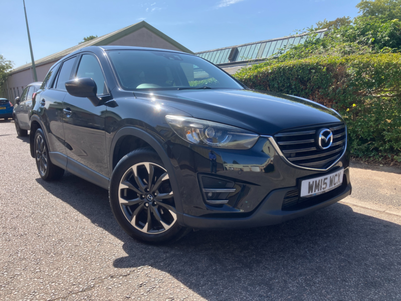 2015 Mazda Cx-5 2.2 Skyactiv-D Sport Nav SUV 5dr Diesel Manual Euro 6 (s/s) (150 Ps) in Black — image 1