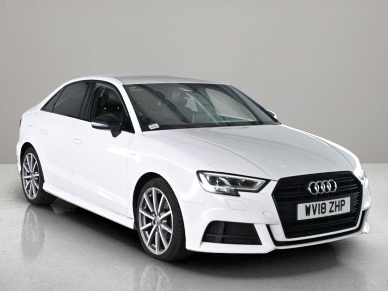2018 Audi A3 2.0 Tdi Black Edition S Tronic Euro 6 (s/s) 4dr in White — image 1