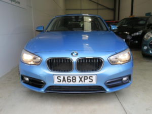 2018 BMW 1 Series 1.5 118i Sport Euro 6 (s/s) 5dr in Blue — image 2