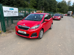 2015 Peugeot 108 1.0 Active Hatchback 5dr Petrol Manual Euro 6 (68 Ps) in Red — image 2