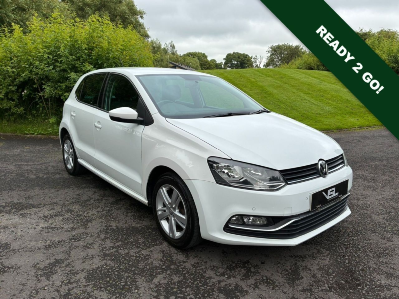 2016 Volkswagen Polo 1.0 Bluemotion Tech Match Hatchback 5dr Petrol Manual Euro 6 (s/s) (60 Ps) in White — image 1