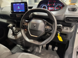 2024 Peugeot Partner 1.5 Bluehdi 1000 Asphalt Premium + Standard Panel Van Swb Euro 6 (s/s) 5dr in White — image 2