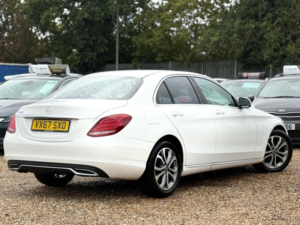 2017 Mercedes-Benz C Class 2.0 C200 Sport G-Tronic+ Euro 6 (s/s) 4dr in White — image 3