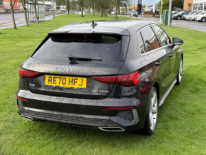2020 Audi A3 1.0 Tfsi 30 S Line Sportback 5dr Petrol S Tronic Euro 6 (s/s) (110 Ps) in Black — image 6
